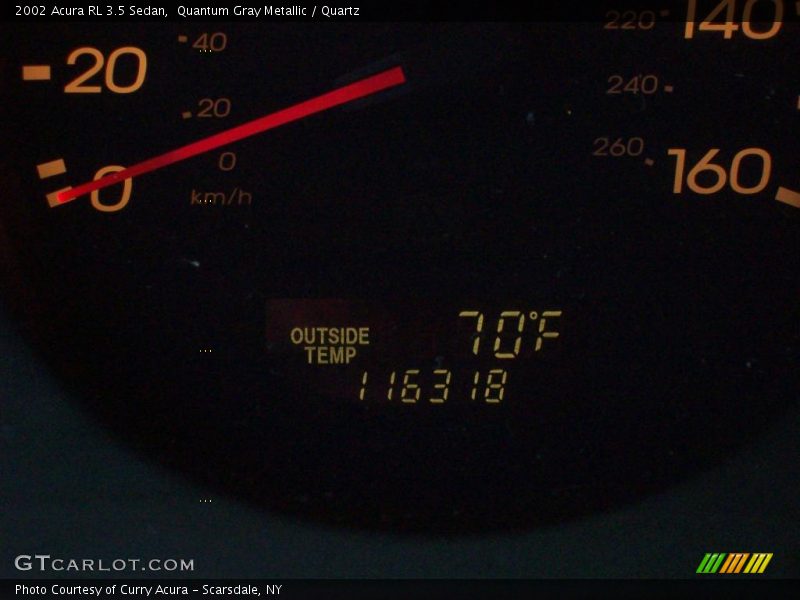 Quantum Gray Metallic / Quartz 2002 Acura RL 3.5 Sedan