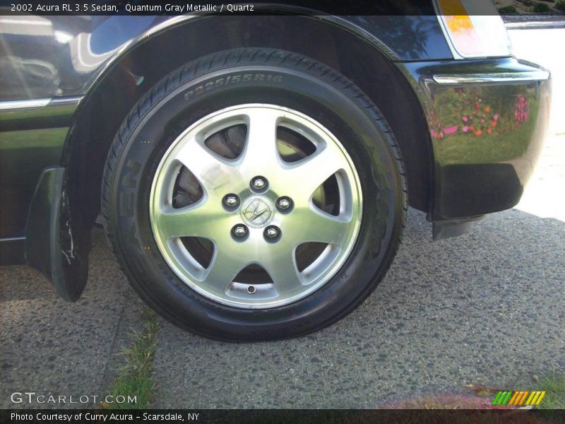 Quantum Gray Metallic / Quartz 2002 Acura RL 3.5 Sedan