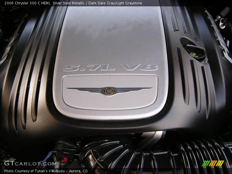 Silver Steel Metallic / Dark Slate Gray/Light Graystone 2006 Chrysler 300 C HEMI