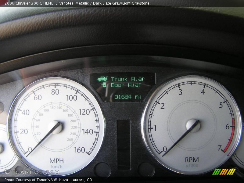 Silver Steel Metallic / Dark Slate Gray/Light Graystone 2006 Chrysler 300 C HEMI