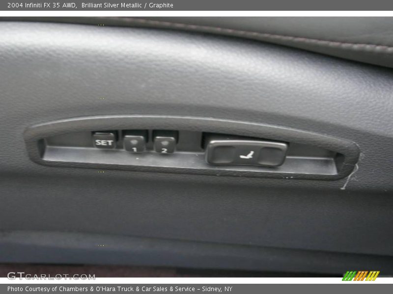 Brilliant Silver Metallic / Graphite 2004 Infiniti FX 35 AWD