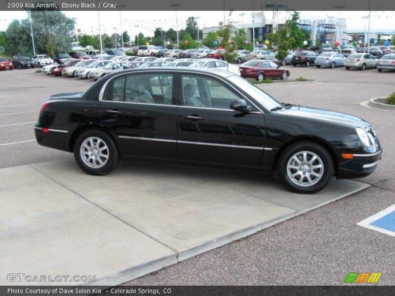 Ebony Black / Gray 2009 Kia Amanti