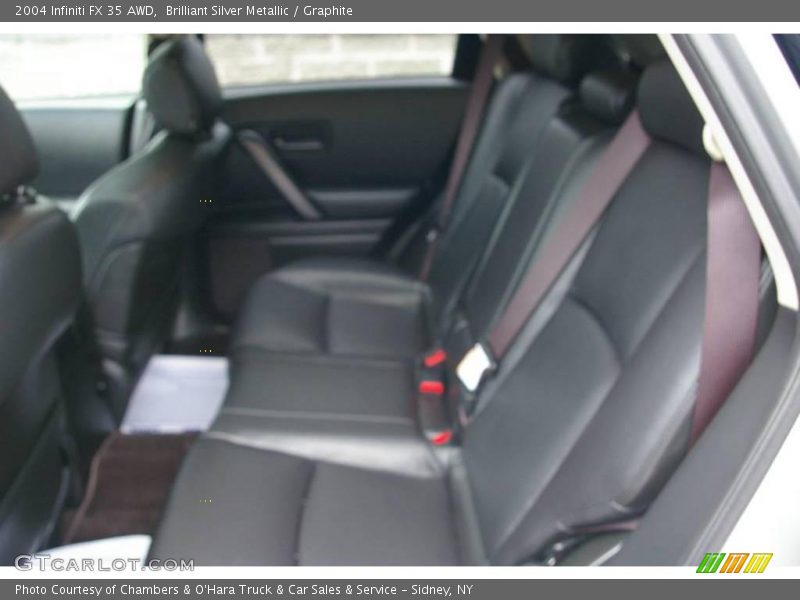 Brilliant Silver Metallic / Graphite 2004 Infiniti FX 35 AWD