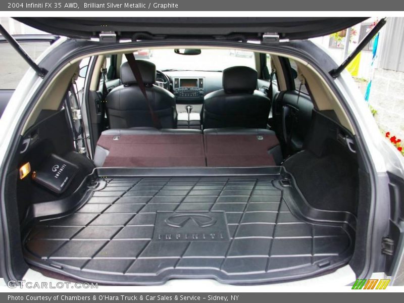 Brilliant Silver Metallic / Graphite 2004 Infiniti FX 35 AWD