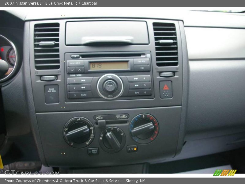 Blue Onyx Metallic / Charcoal 2007 Nissan Versa S