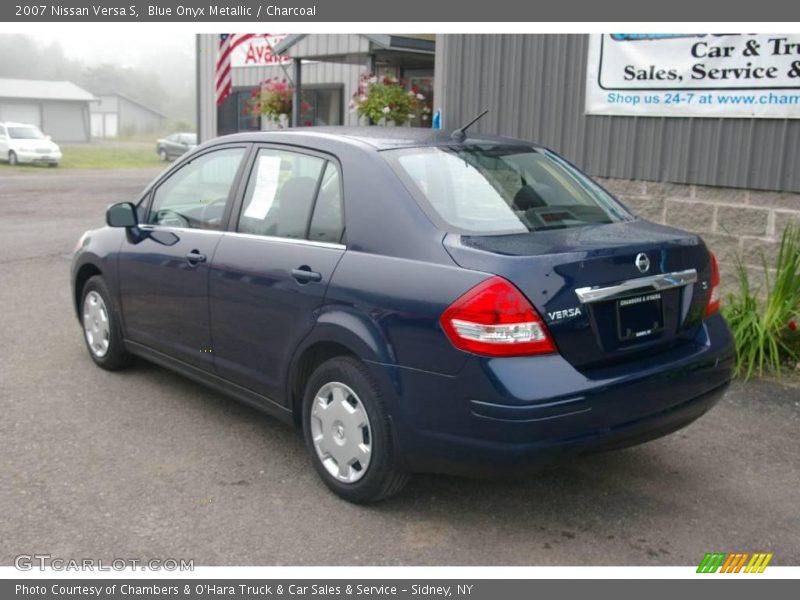 Blue Onyx Metallic / Charcoal 2007 Nissan Versa S