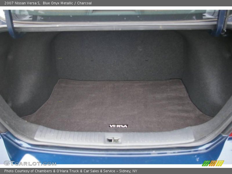 Blue Onyx Metallic / Charcoal 2007 Nissan Versa S