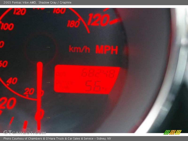 Shadow Gray / Graphite 2003 Pontiac Vibe AWD