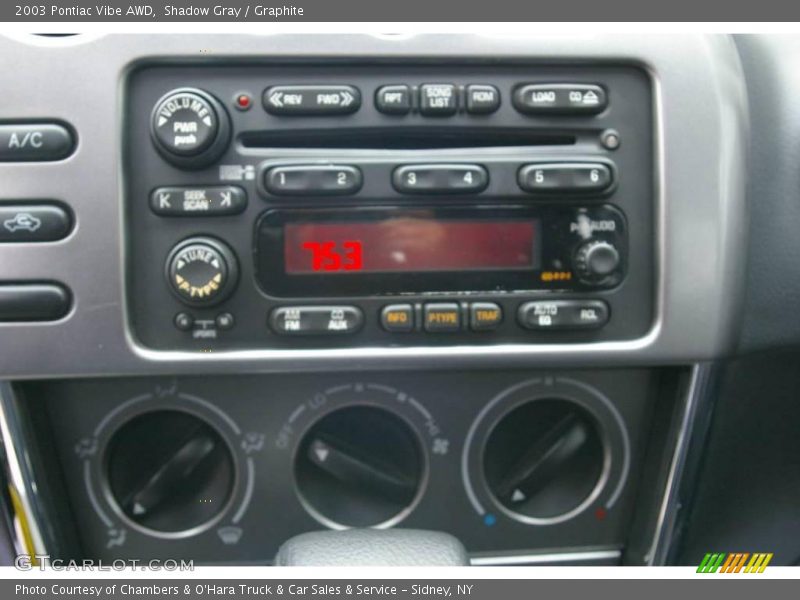 Shadow Gray / Graphite 2003 Pontiac Vibe AWD