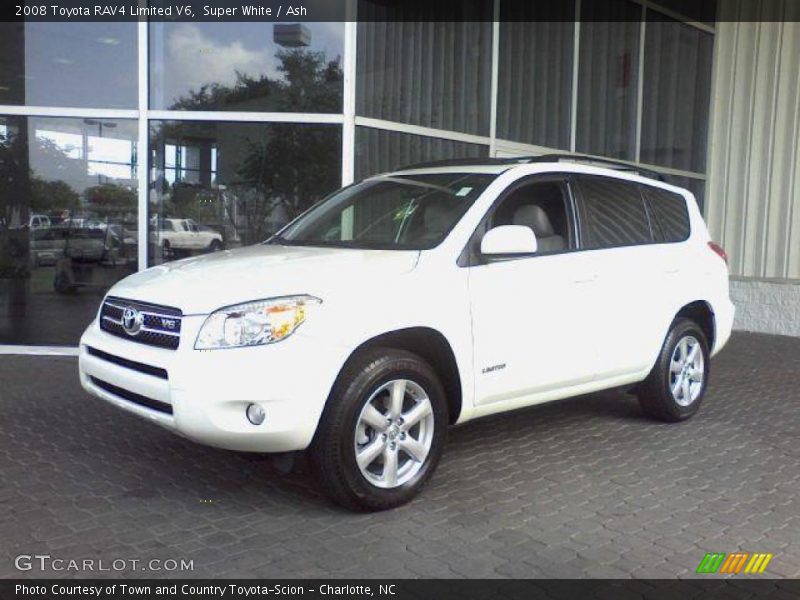 Super White / Ash 2008 Toyota RAV4 Limited V6