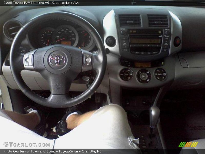 Super White / Ash 2008 Toyota RAV4 Limited V6
