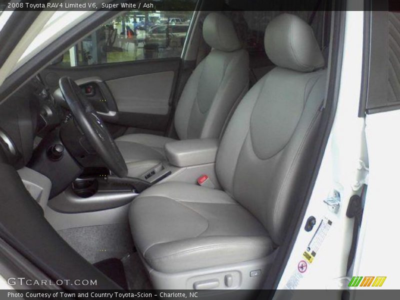 Super White / Ash 2008 Toyota RAV4 Limited V6