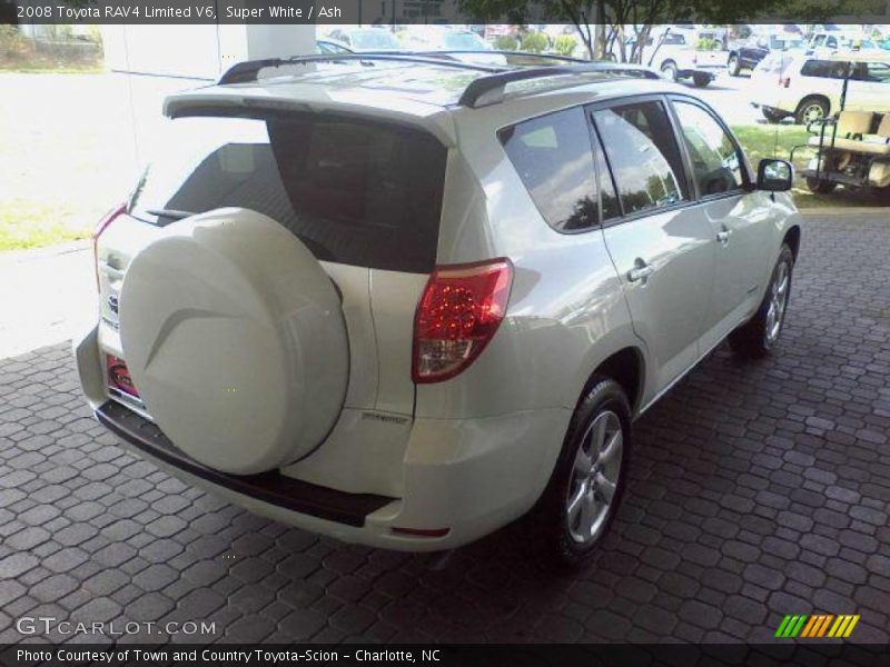 Super White / Ash 2008 Toyota RAV4 Limited V6