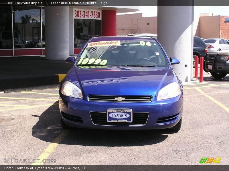 Laser Blue Metallic / Neutral Beige 2006 Chevrolet Impala LT