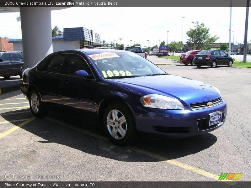 Laser Blue Metallic / Neutral Beige 2006 Chevrolet Impala LT