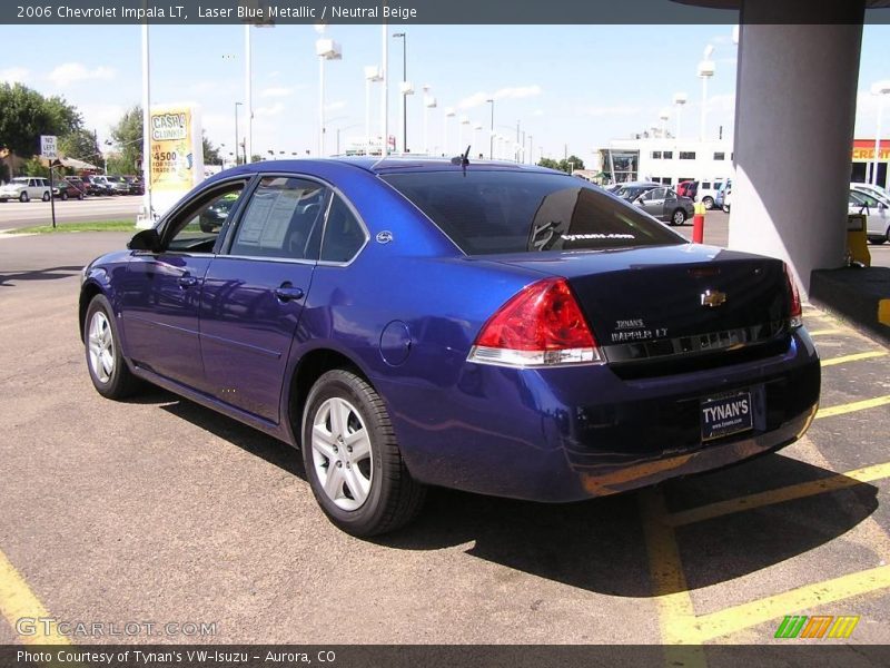 Laser Blue Metallic / Neutral Beige 2006 Chevrolet Impala LT