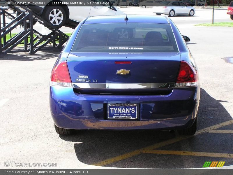 Laser Blue Metallic / Neutral Beige 2006 Chevrolet Impala LT