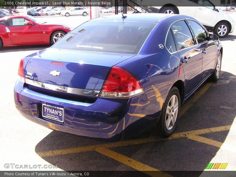 Laser Blue Metallic / Neutral Beige 2006 Chevrolet Impala LT