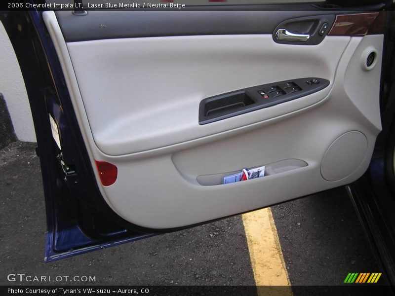 Laser Blue Metallic / Neutral Beige 2006 Chevrolet Impala LT