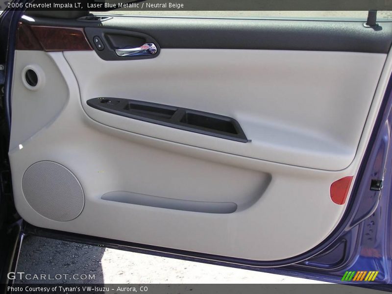 Laser Blue Metallic / Neutral Beige 2006 Chevrolet Impala LT