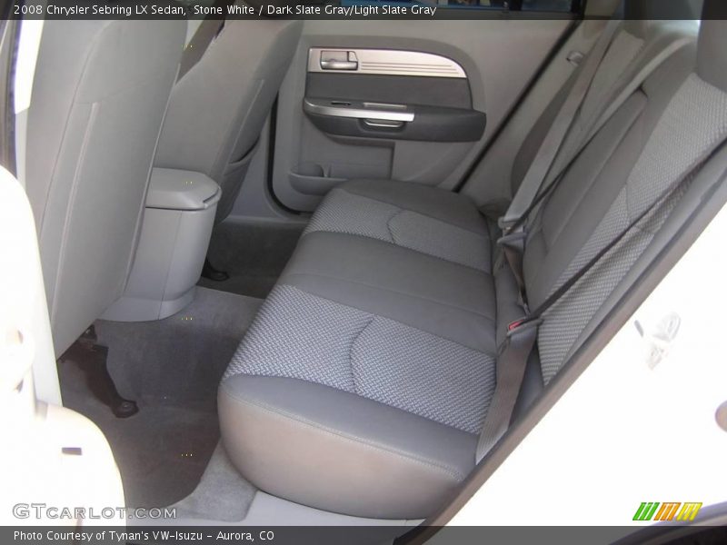 Stone White / Dark Slate Gray/Light Slate Gray 2008 Chrysler Sebring LX Sedan