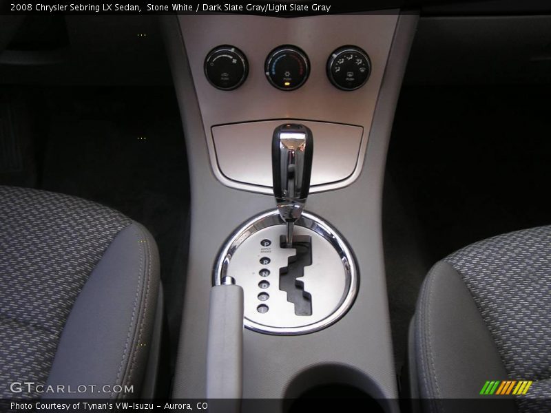 Stone White / Dark Slate Gray/Light Slate Gray 2008 Chrysler Sebring LX Sedan
