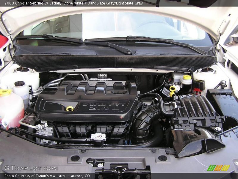 Stone White / Dark Slate Gray/Light Slate Gray 2008 Chrysler Sebring LX Sedan