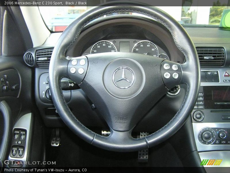 Black / Black 2006 Mercedes-Benz C 230 Sport