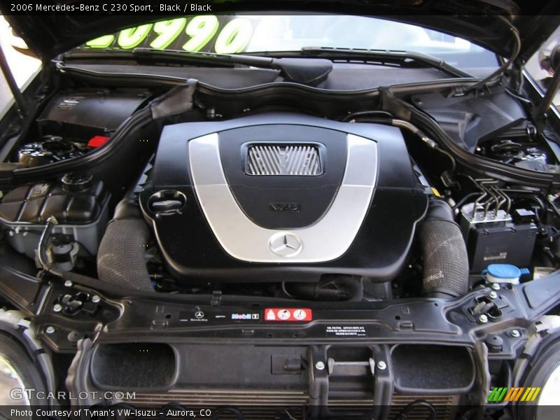 Black / Black 2006 Mercedes-Benz C 230 Sport