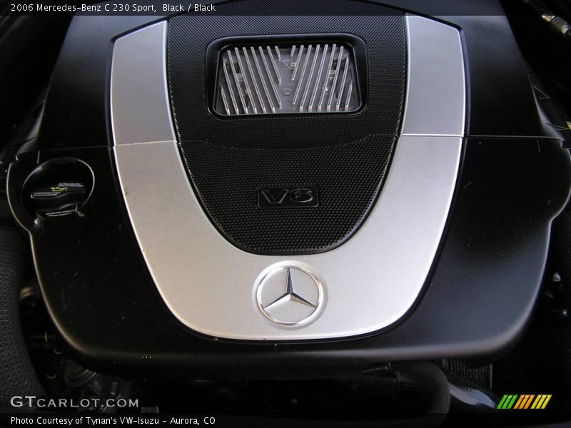 Black / Black 2006 Mercedes-Benz C 230 Sport