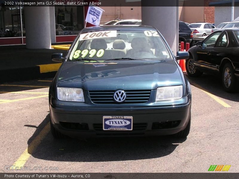 Baltic Green / Beige 2002 Volkswagen Jetta GLS Sedan