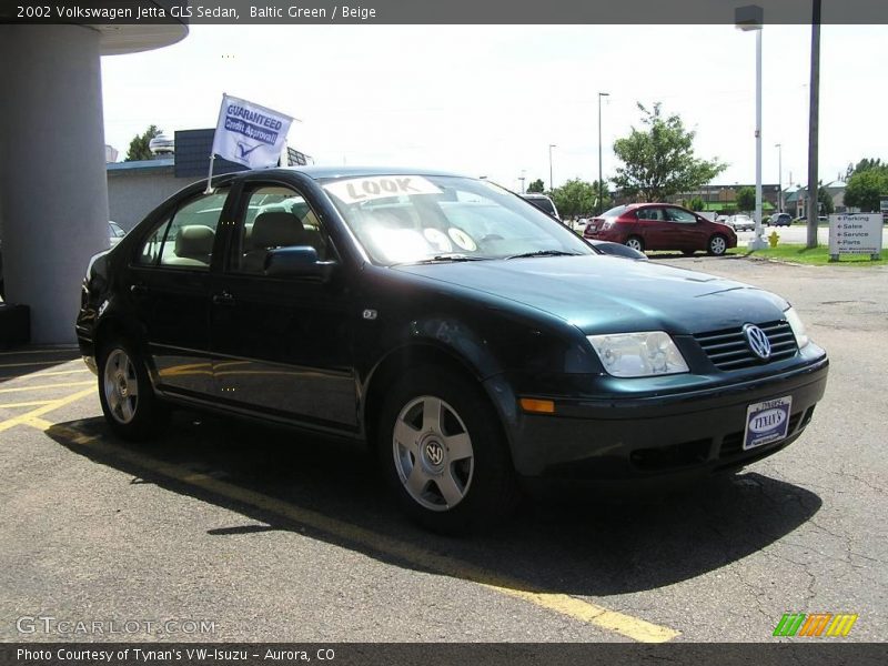 Baltic Green / Beige 2002 Volkswagen Jetta GLS Sedan