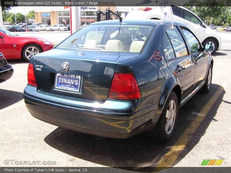 Baltic Green / Beige 2002 Volkswagen Jetta GLS Sedan