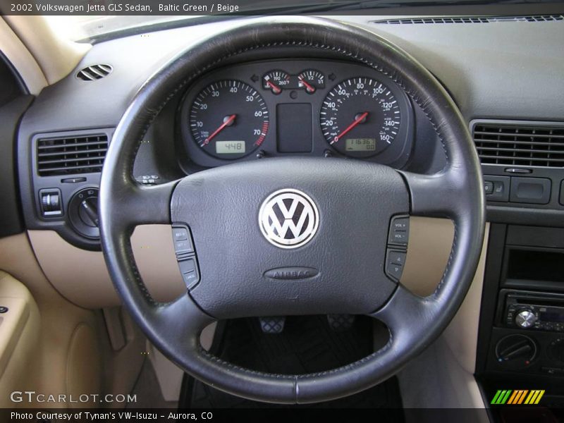 Baltic Green / Beige 2002 Volkswagen Jetta GLS Sedan
