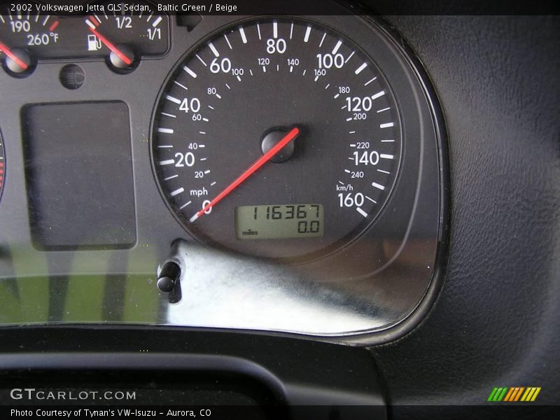 Baltic Green / Beige 2002 Volkswagen Jetta GLS Sedan