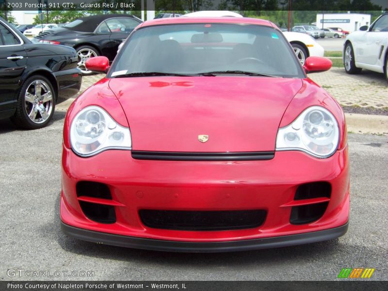 Guards Red / Black 2003 Porsche 911 GT2