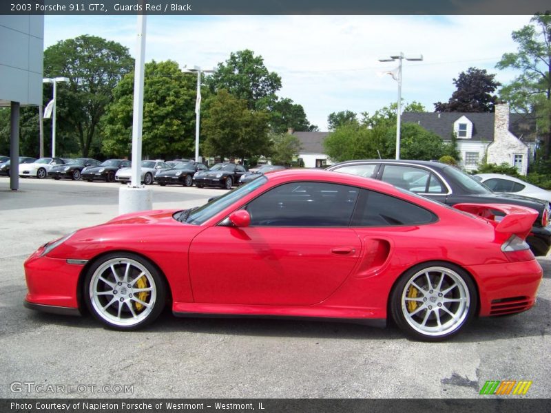 Guards Red / Black 2003 Porsche 911 GT2