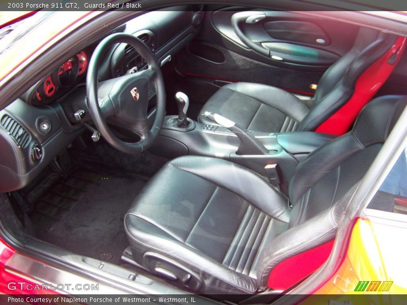 Guards Red / Black 2003 Porsche 911 GT2