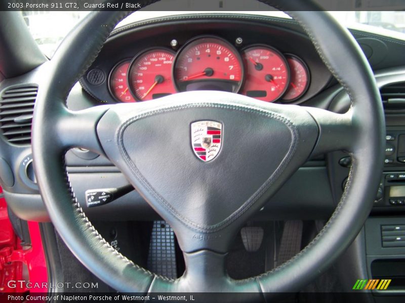 Guards Red / Black 2003 Porsche 911 GT2
