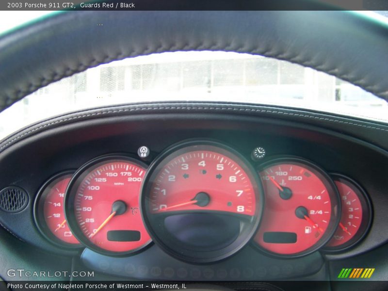 Guards Red / Black 2003 Porsche 911 GT2