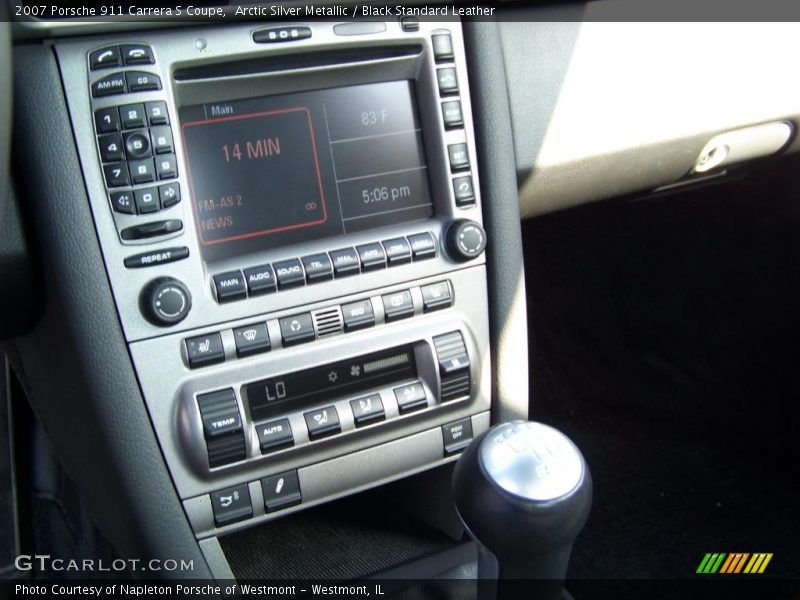 Arctic Silver Metallic / Black Standard Leather 2007 Porsche 911 Carrera S Coupe