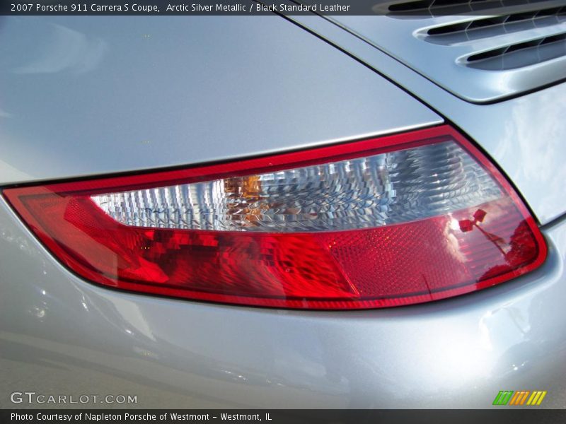 Arctic Silver Metallic / Black Standard Leather 2007 Porsche 911 Carrera S Coupe