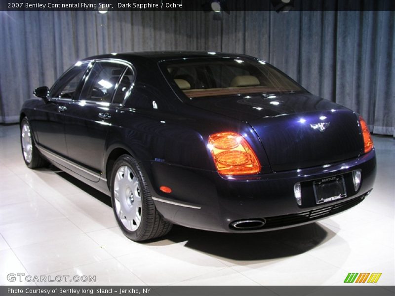 Dark Sapphire / Ochre 2007 Bentley Continental Flying Spur