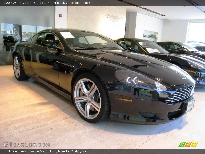 Jet Black / Obsidian Black 2007 Aston Martin DB9 Coupe
