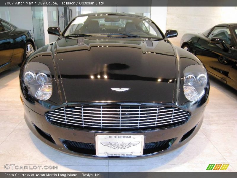 Jet Black / Obsidian Black 2007 Aston Martin DB9 Coupe