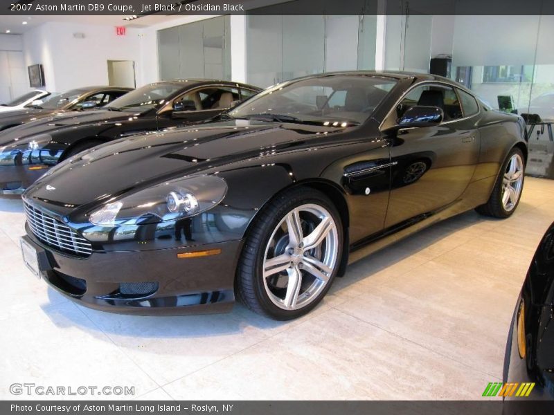 Jet Black / Obsidian Black 2007 Aston Martin DB9 Coupe