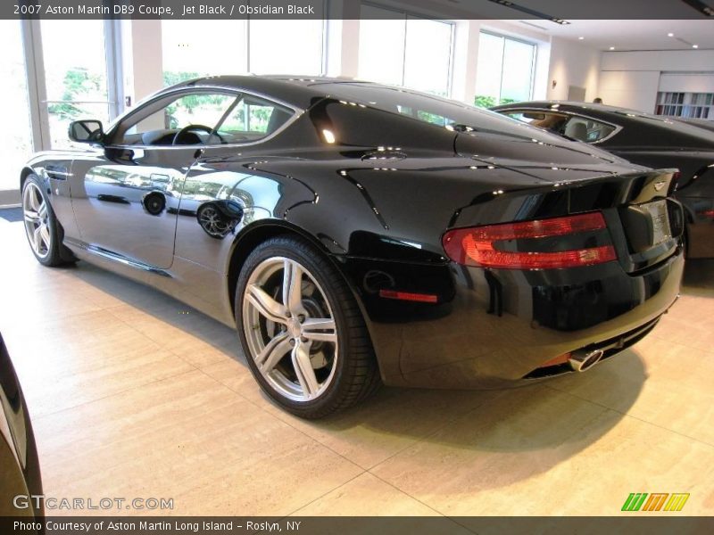 Jet Black / Obsidian Black 2007 Aston Martin DB9 Coupe