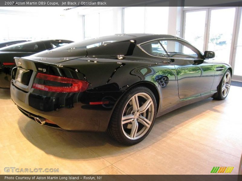 Jet Black / Obsidian Black 2007 Aston Martin DB9 Coupe