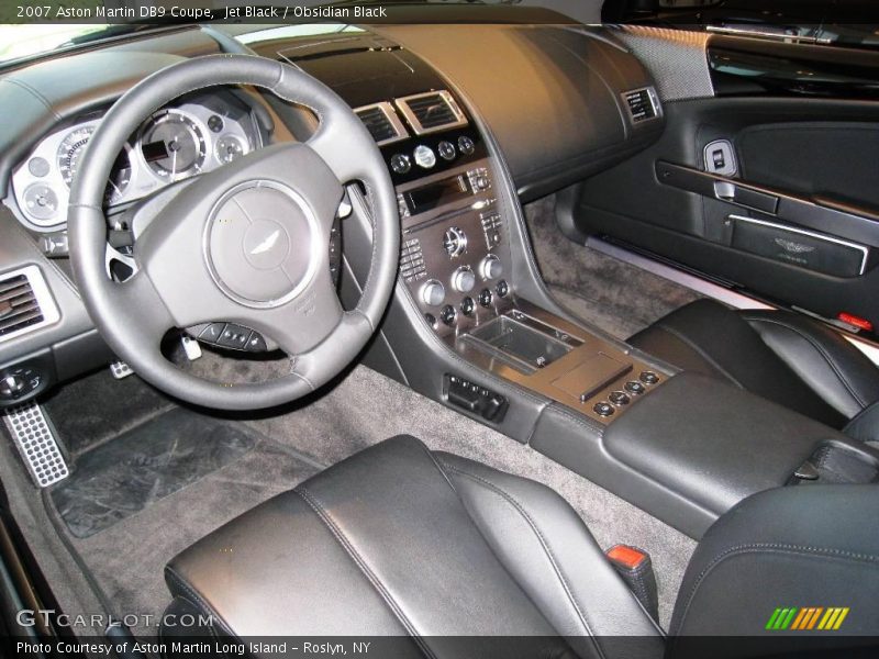 Jet Black / Obsidian Black 2007 Aston Martin DB9 Coupe