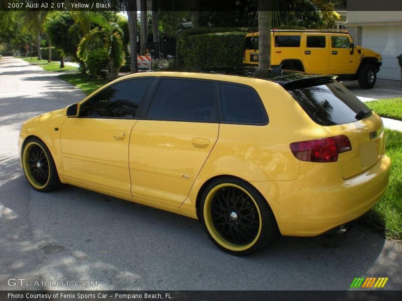 Yellow / Black 2007 Audi A3 2.0T